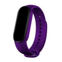 Изображение товара Силиконовый ремешок Zibelino для Xiaomi Mi Band 5/6 Фиолетовый