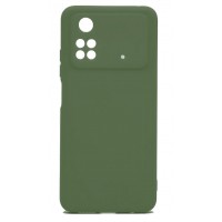 Изображение товара Накладка силиконовая Silicone Cover для Xiaomi Poco M4 Pro 4G Зеленая