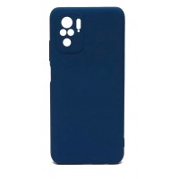 Изображение товара Накладка силиконовая Silicone Case для Xiaomi Redmi Note 10/Note 10S Синяя