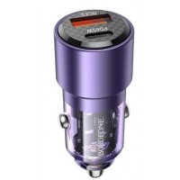 Изображение товара Автомобильное зарядное устройство Borofone BZ20, фиолетовый
