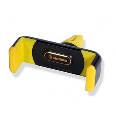 Фото Универсальный автодержатель в дефлектор (воздуховод) Remax RM-C01 Желтый