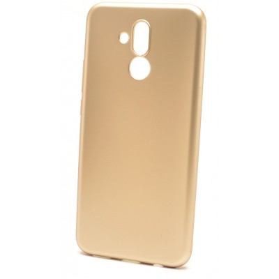 Фото Накладка на заднюю панель силиконовая  J-case для Huawei Mate 20 Lite Золотая