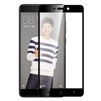Фото Защитное стекло 4D Glass для Xiaomi Redmi Note 4 Черное