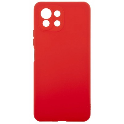 Фото Силиконовая накладка Zibelino Soft Mate для Xiaomi Mi 11 Lite/11 Lite 5G NE Красная