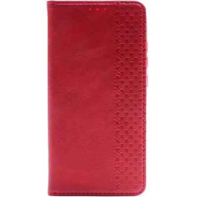 Фото Чехол книжка Protective Case Leather book для Xiaomi Redmi Note 10 Pro Красный