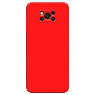 Фото Накладка силиконовая Monarch Elegant Design MT-03 для Xiaomi Poco X3 Красная