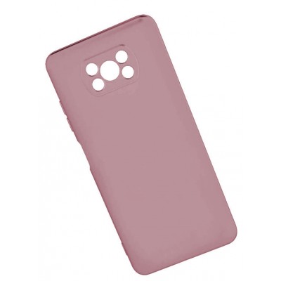 Фото Накладка J-case для Xiaomi Poco X3 Грязно-розовая