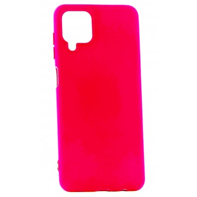 Фото Чехол-накладка Silicone Case для Samsung Galaxy A12 Розовая