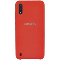 Изображение товара Чехол-накладка Silicone Cover для Samsung Galaxy A01 Красная