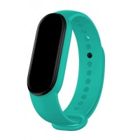 Изображение товара Силиконовый ремешок Zibelino для Xiaomi Mi Band 5/6 Бирюзовый