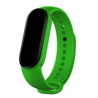 Изображение товара Силиконовый ремешок Zibelino для Xiaomi Mi Band 5/6 Зеленый