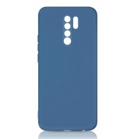 Изображение товара Накладка силиконовая с микрофиброй DF xiOriginal-12 для Xiaomi Redmi 9 Синяя