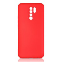 Изображение товара Накладка силиконовая с микрофиброй DF xiOriginal-12 для Xiaomi Redmi 9 Красная
