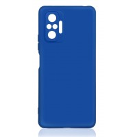 Изображение товара Накладка силиконовая с микрофиброй DF xiOriginal-20 для Xiaomi Redmi Note 10 Pro Синяя
