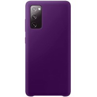 Изображение товара Накладка силиконовая Silicone Cover для Samsung Galaxy S20 FE Фиолетовая