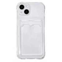 Изображение товара Накладка силиконовая с карманом для карт POKET для Apple iPhone 13 Mini