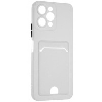 Изображение товара Накладка силиконовая с карманом для  Xiaomi Redmi 12, белая