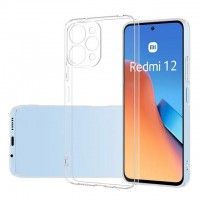 Изображение товара Накладка на заднюю панель силиконовая для Xiaomi Redmi 12, прозрачная