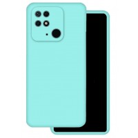 Изображение товара Накладка силиконовая Silicone Case для Xiaomi Redmi 10C Бирюзовая