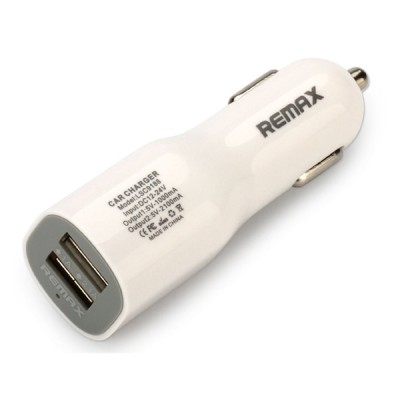 Фото Автомобильное зарядное устройство Remax Car Charger 2xUSB 1A, 2.1A 