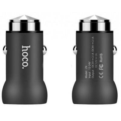 Фото Автомобильное зарядное устройство Hoco Z4 Черный