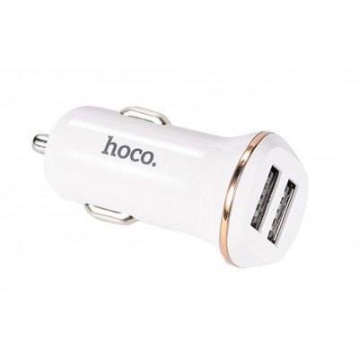 Фото Автомобильное зарядное устройство Hoco Z1 Белый