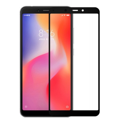 Фото Защитное стекло 3D Glass для Xiaomi Redmi 6/6A Черное