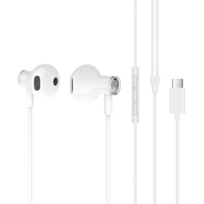 Фото Наушники Xiaomi Dual-Unit Half-Ear Type-C BRE02JY Белые