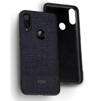 Фото Чехол-накладка Mofi Fabric case для Xiaomi Redmi 7 Темно-синяя