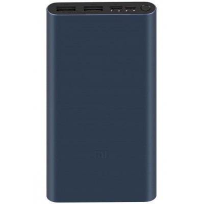 Фото Внешний аккумулятор Xiaomi Mi Power Bank 3 10000mAh (PLM13ZM) Черный 