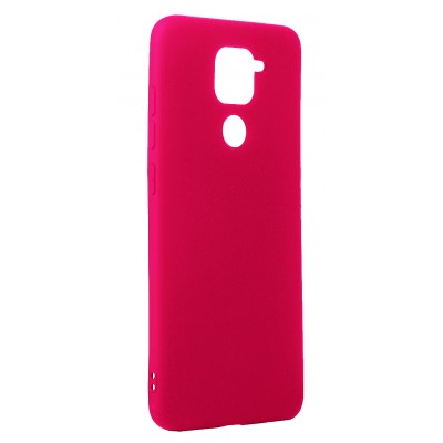 Фото Накладка Silicone Case для Xiaomi Redmi Note 9 Розовая