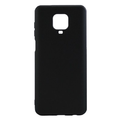 Фото Накладка силиконовая Silicone Case для Xiaomi Redmi Note 9 Pro/Note 9S Черная