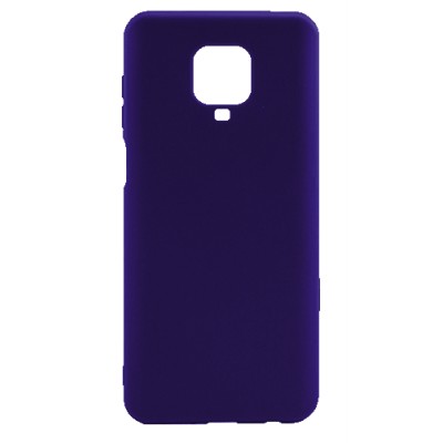 Фото Накладка силиконовая Silicone Case для Xiaomi Redmi Note 9 Pro/Note 9S Фиолетовая