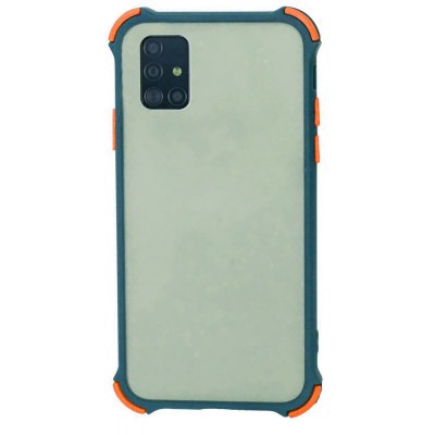 Фото Накладка с усиленными углами Fashion Case для Samsung Galaxy A41 Зеленая