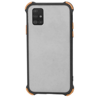 Фото Накладка с усиленными углами Fashion Case для Samsung Galaxy A41 Черная