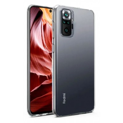 Фото Накладка на заднюю панель силиконовая Monarch C1 Series для Xiaomi Redmi Note 10 Pro Прозрачная