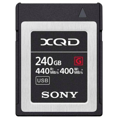 Фото Карта памяти XQD Sony QDG*F 240 GB, чтение: 440 MB/s, запись: 400 MB/s
