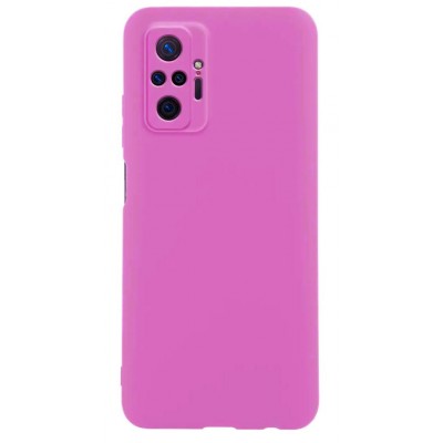 Фото Накладка силиконовая Silicone Case для Xiaomi Redmi Note 10 Pro Фуксия