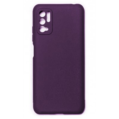 Фото Накладка силиконовая Silicone Cover для Xiaomi Poco M3 Pro/Note 10T Фиолетовая
