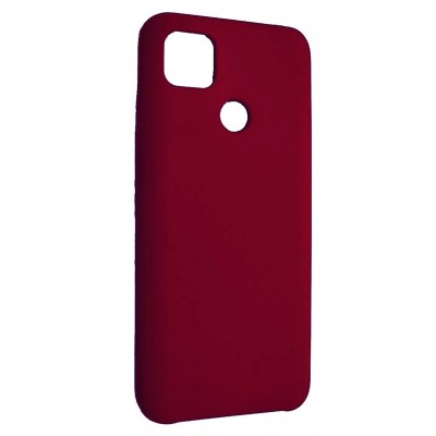 Фото Накладка силиконовая Silicone Cover для Xiaomi Redmi 9C Вишневая