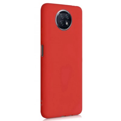 Фото Чехол-накладка Silicone Case для Xiaomi Redmi Note 9T Красная