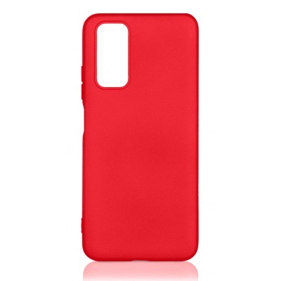 Фото Накладка силиконовая с микрофиброй DF xiOriginal-26 для Xiaomi Redmi Note 11/Note 11S Красная