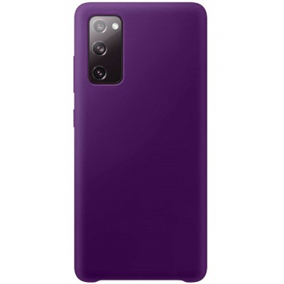 Фото Накладка силиконовая Silicone Cover для Samsung Galaxy S20 FE Фиолетовая
