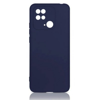 Фото Накладка силиконовая Silicone Cover для Xiaomi Redmi 10C Синяя