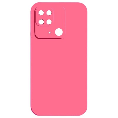 Фото Накладка силиконовая Silicone Cover для Xiaomi Redmi 10C Розовая