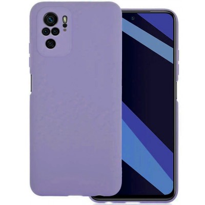 Фото Накладка силиконовая Silicone Cover для Xiaomi Redmi Note 10/Note 10S Фиолетовая