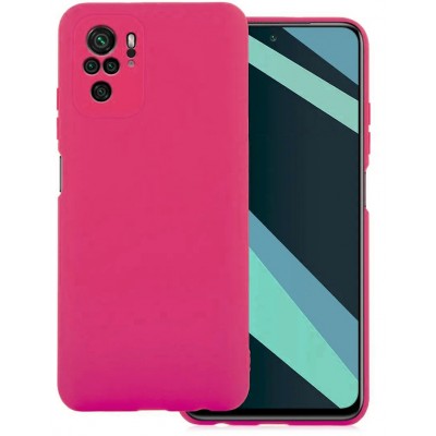 Фото Накладка силиконовая Silicone Cover для Xiaomi Redmi Note 10/Note 10S Розовая