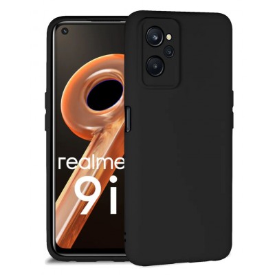 Фото Накладка силиконовая Silicone Case для Realme 9i Черная