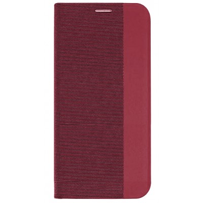 Фото Чехол книжка Protective Case Textile book для Xiaomi Redmi Note 10/Note 10S Красная