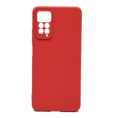 Фото Накладка силиконовая Silicone Cover для Xiaomi Redmi Note 11 Pro/Note 11 Pro 5G/Note 12 Pro 4G Красная